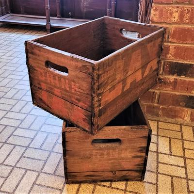 Lot #172  Pair of Vintage JAX BEER crates