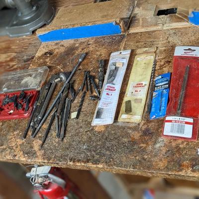 Variety Lot of Router and Drill Bits