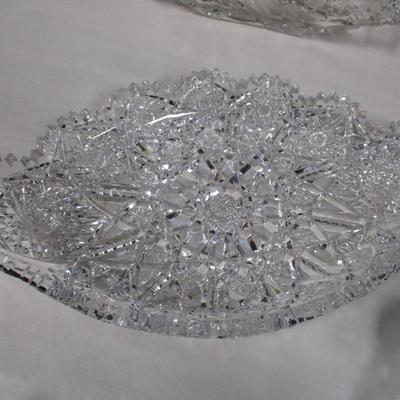 Cut Glass Crystal Candy Dishes
