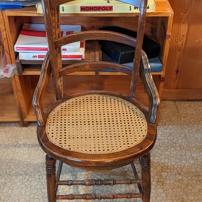 Cane Seat Chair, Great Condition #2