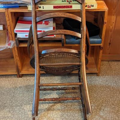 Cane Seat Chair, Great Condition #2
