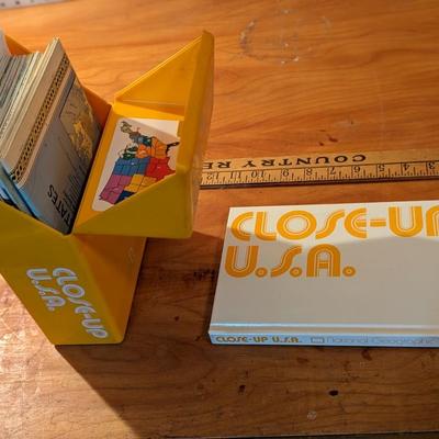 Close-up USA Plastic Box set with Maps