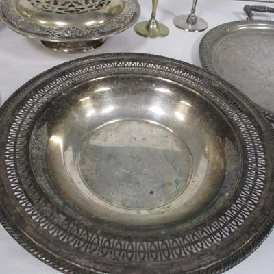 Collection Of Silver Plated Dishes