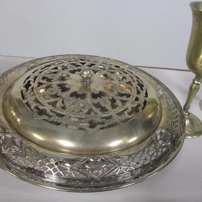 Collection Of Silver Plated Dishes