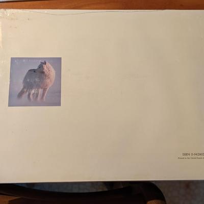 New, Sealed White Wolf Book by Jim Brandenburg 1990