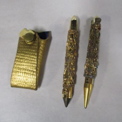 Vintage Miniature Pen & Pencil Set