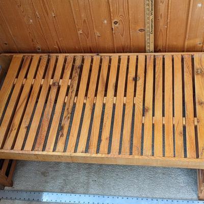 Wooden Magazine Coffee Table