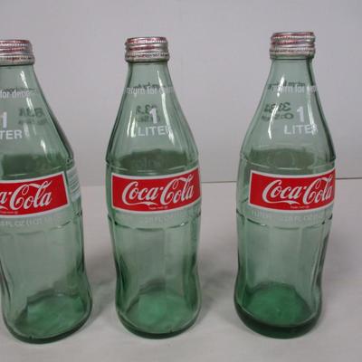 1 Liter Coca Cola Bottles