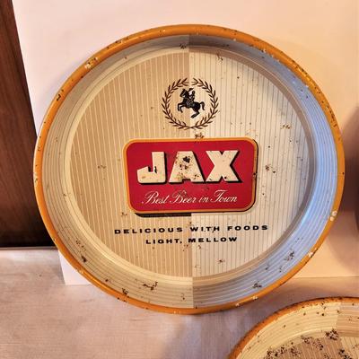 Lot #181  Lot of 3 Vintage Jax Beer Trays