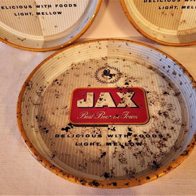 Lot #181  Lot of 3 Vintage Jax Beer Trays
