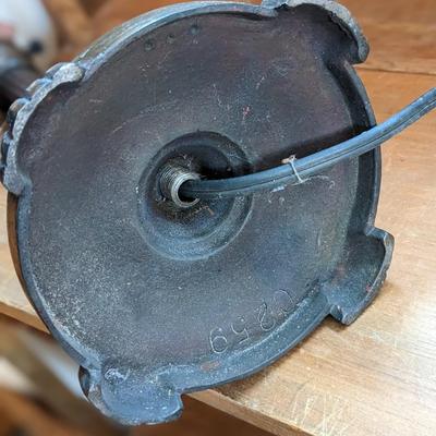 Art Deco Brass Metal Table Lamp