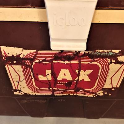 L.ot #184  Vintage Jax Beer Igloo Cooler with JAX Hat