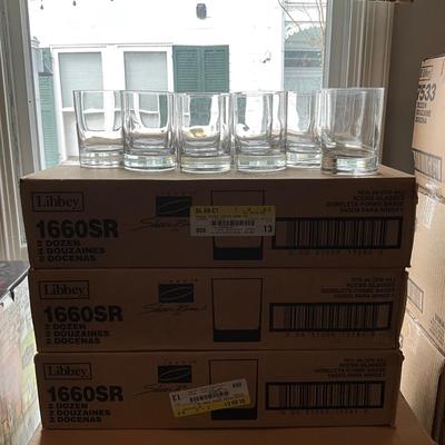 283 Lot of New in Boxes 10.5 oz. Rock Glasses