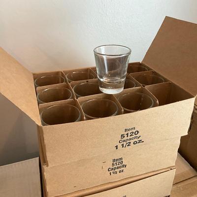 314 Four Boxes of 12 1.5oz Shot Glasses