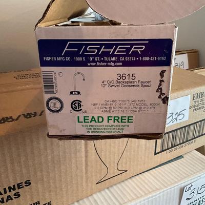 326 New in Box Fisher Faucet 12