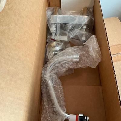 327 New in Box Fisher Faucet Deck Faucet 6" Swing Spout