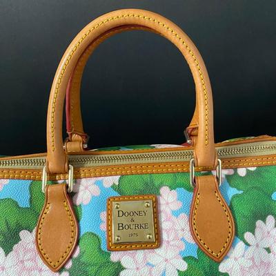 LOT 58C: Dooney & Bourke Floral Print Bag