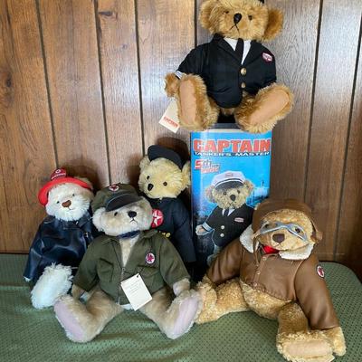 LOT 70: Texaco Bear Collection: Tex, Full Service Bear, Fire Chief Bear & Others