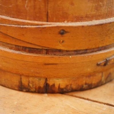 EARLY 20TH CENTURY SUGAR FIRKIN STRAPPINGS