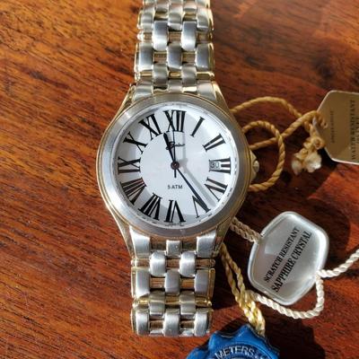 Belair  Round Roman Numeral Watch - New