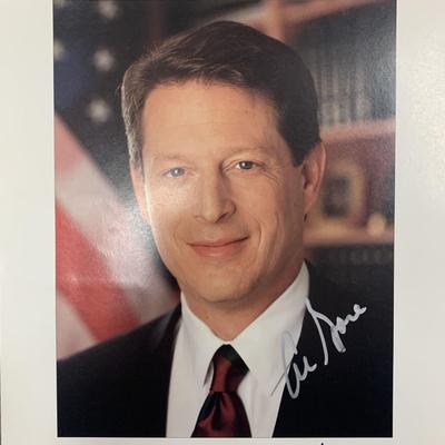 Al Gore signed photo