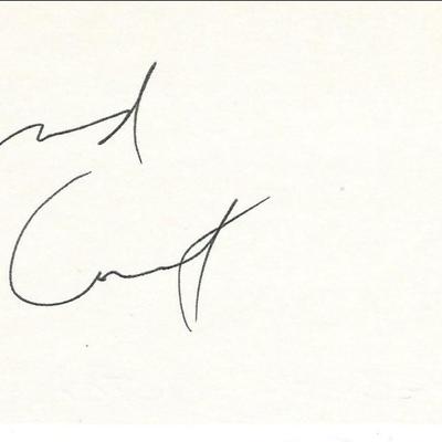 Bud Cort  signature 