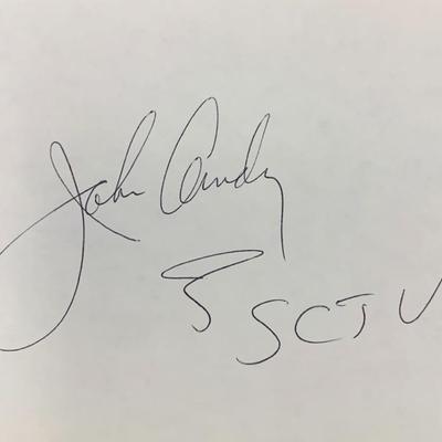 John Candy  signature