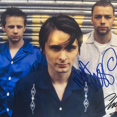 Muse band signed photo