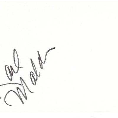 Karl Malden  signature