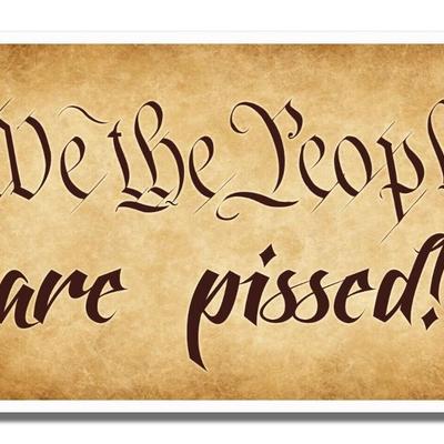 We the People Are Pissed