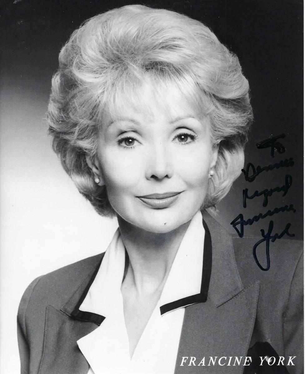 Francine York signed photo | EstateSales.org