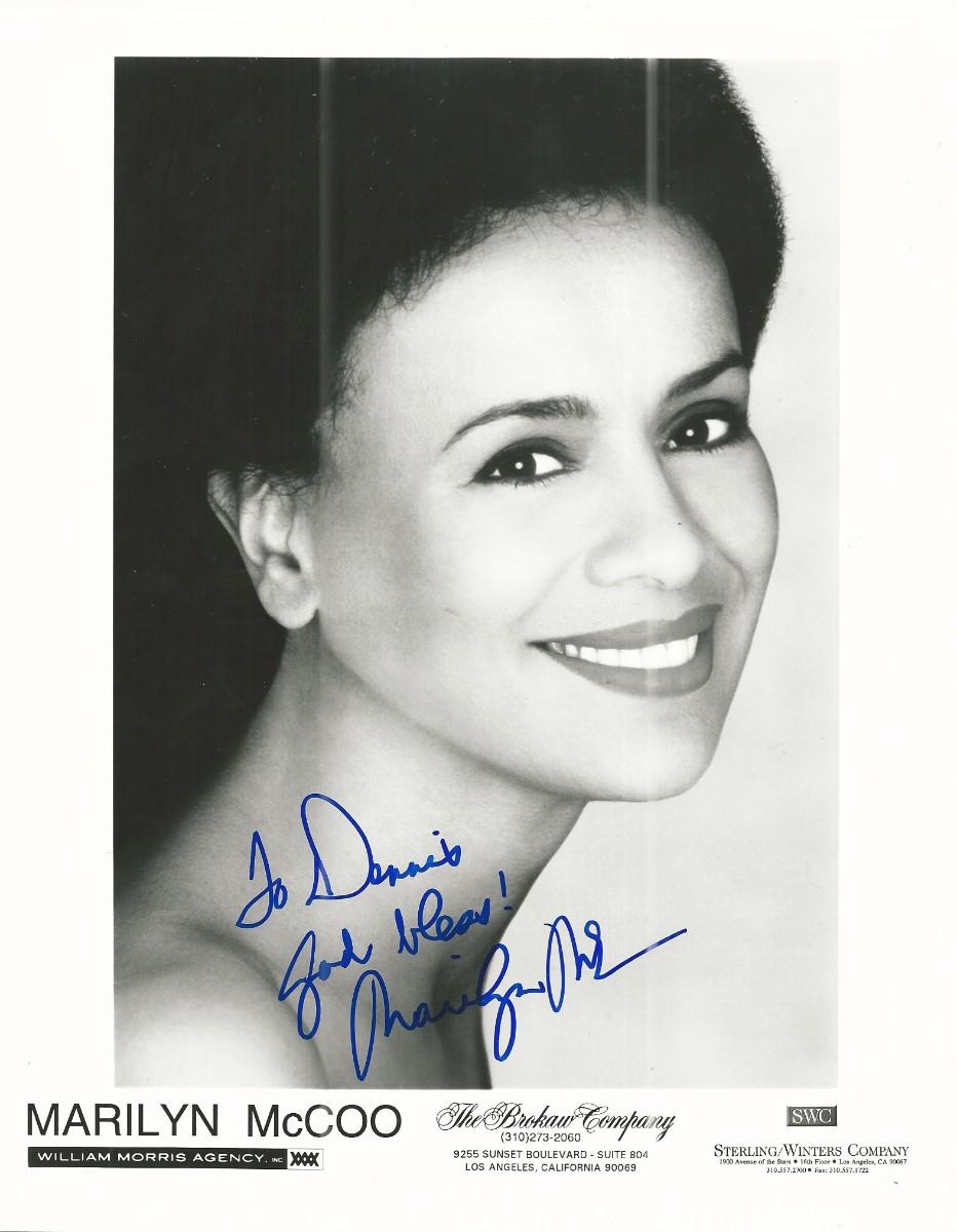 Marilyn McCoo signed photo | EstateSales.org