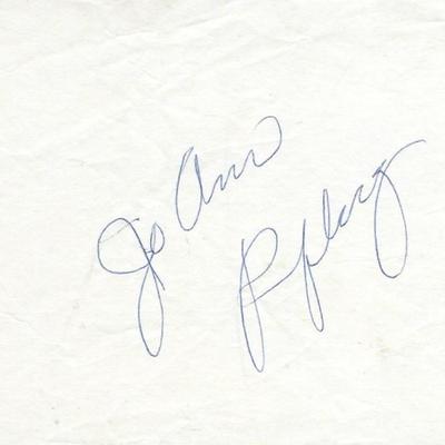 MASH Jo Ann Pflug  signature