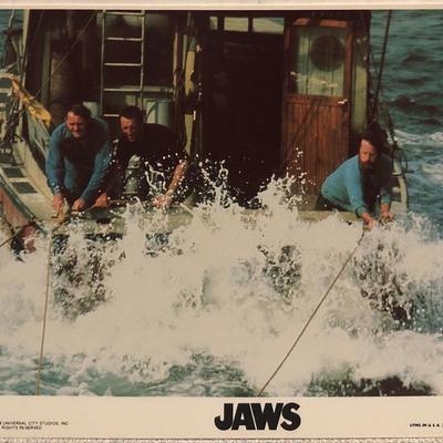 Jaws  1978R  mini lobby card