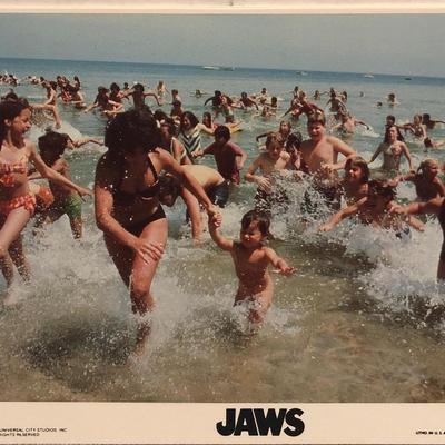 Jaws Mini  1978R  lobby card