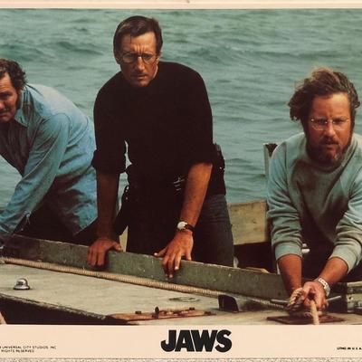 Jaws  1978R  mini lobby card