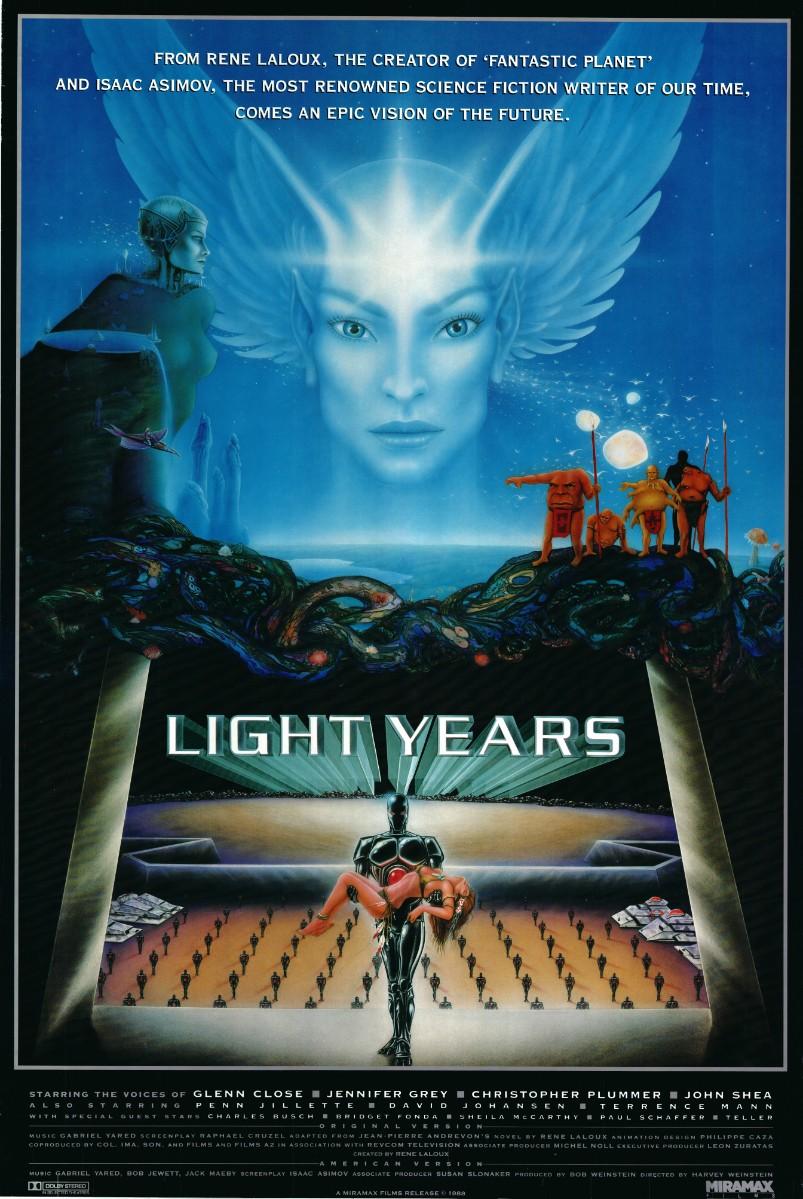 Light Years 1988 one sheet poster