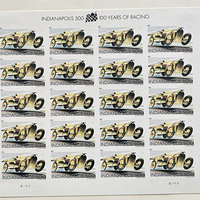 2011 Indianapolis 500 stamp set of 20