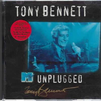 Tony Bennett MTV Unplugged signed CD 