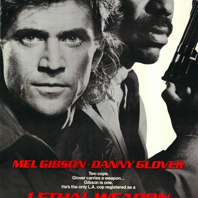 Lethal Weapon 1987   one sheet poster