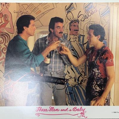 Three Men And A Baby cast signed photo