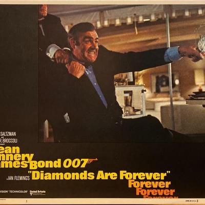 Diamonds are Forever 1971   lobby card
