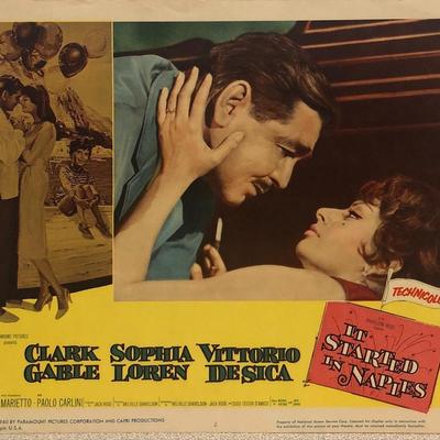 It Started in Naples  1960  lobby card