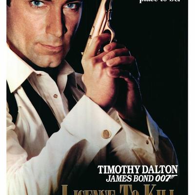 License to Kill 1986   one sheet poster