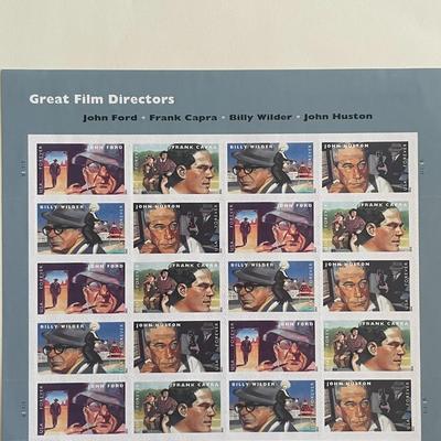2012 Great Film Directors stamp set of 20