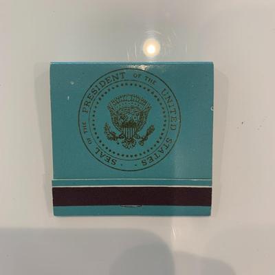 1976 Presidential Air Force One  match book