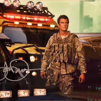 Transformers Josh Duhamel signed movie photo