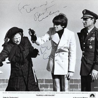 Harold and Maude Bud Cort signed movie photo