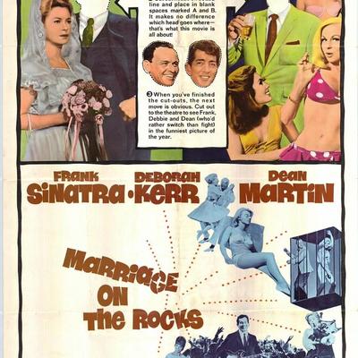 Marriage on the Rocks  1965  one sheet poster