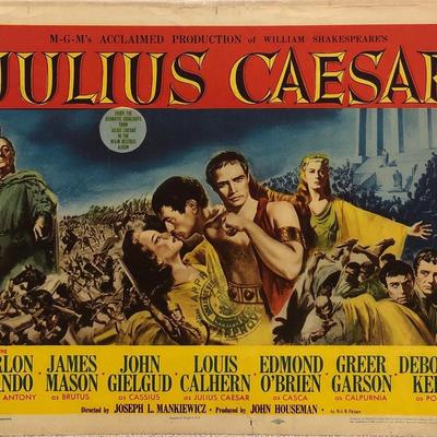 Marlon Brando Julius Caesar  1953  lobby card